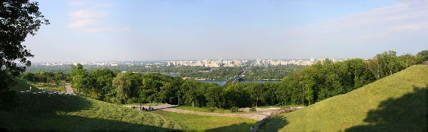 Панорама со смотровой площадки Мариинского парка